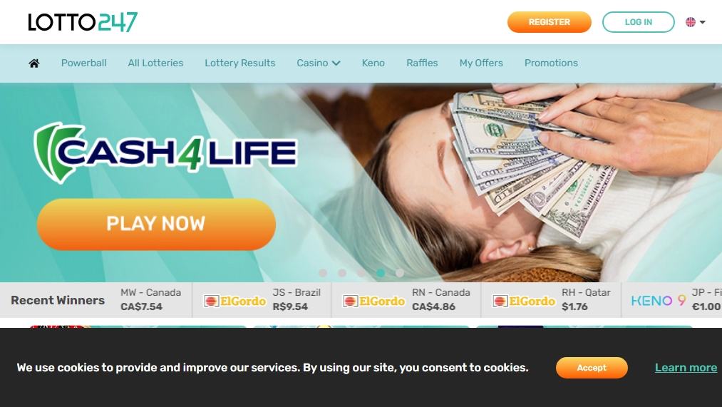 Lotto247 Casino Desktop screenshot